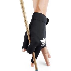Men Women Quick-Dry Pool Glove Billiard Left Hand Great for Snooker Cue Shooters Carom Sports