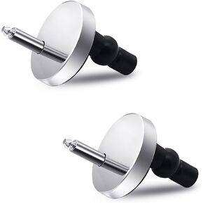 Quick Release Top Hinge Fixings 2pcs Toilet Seat Hinge Fixings Universal Toilet Seat Top Fixing Part Toilet Top Fix Nuts Replacement with 50mm Base