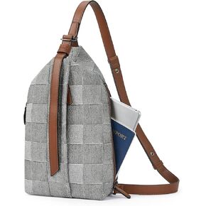 CLUCI Crossbody Bags for Women, Denim Sling Bags for Women, Cross Body Bag for Woman,Leather Cross Body Bag Daypack