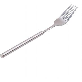 Extendable Fork, Telescopic Fork, Long Fork, Fork with Extendable Handle, Long Handle Fork, Stainless Steel Dinner Fork, Extending for BBQ Tableware Supplies, Extends 25.4 inch (1 pcs)