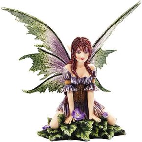Pacific Giftware New 2013 Amy Brown Fantasy Wild Violet Faery Mushroom Fairy Statue Enchanted 6" h Figurine