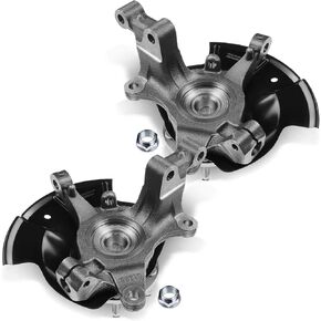 A-Premium 2x Front Steering Knuckle & Wheel Bearing Hub Assembly Compatible with Ford Edge 2007-2010, Replace # 7T4Z3K185A, 7T4Z3K185AR, 7T4Z3K186A, 7T4Z3K186AL