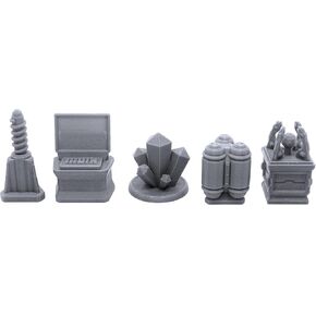 EnderToys Objective Markers, Terrain Scenery for Tabletop 28mm Miniatures Wargame, 3D Printed and Paintable