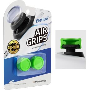 2 Pack Anti-Slip Silicone Thumb Grips Extender,Compatible for Playstation 4 (PS4),Playstation 5 (PS5) Controller,Ergonomic Protective Analog Thumbsticks Cover Custom Joystick Cap,Green