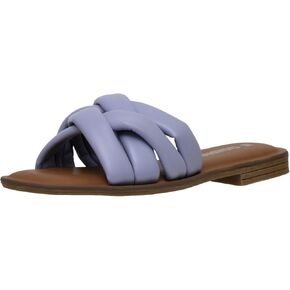 CUSHIONAIRE Women's Farah slide sandal +Memory Foam