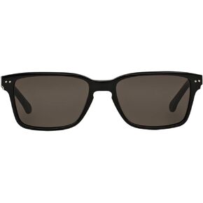 Brooks Brothers Men's BB 725S Rectangular Sunglasses, Black/Grey, 52 mm