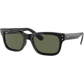 Ray-Ban Mr Burbank RB2283 Rectangle Sunglasses for Men + BUNDLE With Designer iWear Complimentary Eyewear Kit