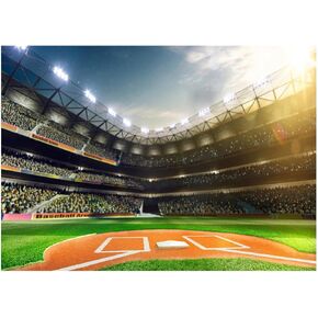 WOLADA Baseball Backdrop Baseball Themed Birthday Party Photography Backdrop Baseball Photo Backdrop Baseball Backdrops for Photoshoot Baseball Parent Child Activity Photography Backdrop 7x5FT FW25