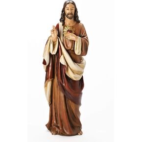 Joseph's Studio by Roman - Sacred Heart of Jesus Figure, for 18" Scale Renaissance Collection, 18" H, Resin and Stone, Religious Gift, Decoration, Collection, Durable, Long Lasting