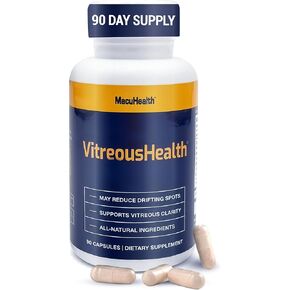 Macuhealth VitreousHealth Evidence-Based Eye Supplement - 90 Capsules