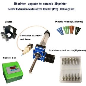 Clay extruder Upgrade kit for Most 3D Printer Motor-Rod(Pro)