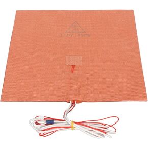 Silicone Heater Pad, 450W Silicone Heating Plate Pad Heater with Back Adhesive for VORON2.4 3D Printer Heated Bed, 250x250mm