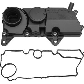 X AUTOHAUX 1 Set Engine Valve Cover & Gasket PCV Oil Engine Valve Rocker Cover 32140004 for Volvo S60 XC90 S90 2.0L 4 Cylinder 2017-2024