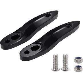 Turn Signal Extension Holder Bracket for Harley Softail 2000-2020 / Rear License Plate Relocation Kit/Aluminum / 1Set Black