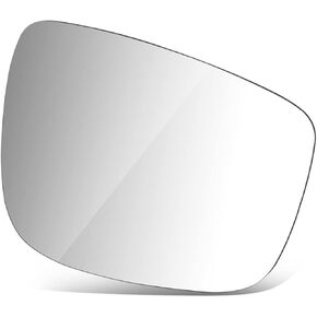 DNA Motoring OEM-MG-0565 Right Side Non-Heated Mirror Glass w/Backing Plate Replacement Compatible with 13-15 Mazda CX-5