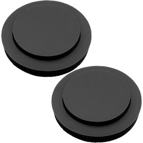 Lovelysp 6.5inch Foam Speaker Enhancer Car Door Speaker Fast Ring Speaker Foam for 6 inch and 6.5inch Foam Speaker Enhancer (Black) 2pcs