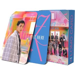Seventeen Photocards 2024 New Album 17 IS RIGHT HERE Photo Cards 55 PCS Kpop Merchandise Gift for Carat Fans