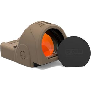 غطاء النطاق المتوافق مع Trijicon SRO يحمي بصريتك أثناء العمل من الغلاف الضال والسقوط، تصميم سهل التركيب ومقاوم للصدمات يتضمن غطاء عدسة قابل للفصل للحماية FDE