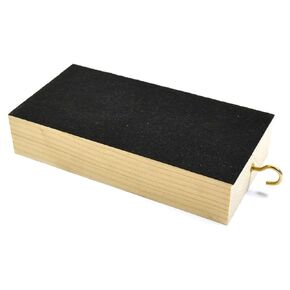 EISCO Wooden Friction Block, Pine Wood and Felt - Measures 6 x 3 x 1.25" (Made in The USA)