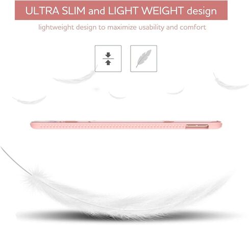 SURITCH Case for iPad Air 3 2019(3rd Gen)/iPad Pro 10.5 2017,[Built-in Screen Protector][Pencil Holder] Full Body Trifold Stand Protective Case Cover with Auto Wake/Sleep for Apple iPad-Purple Marble in Kuwait