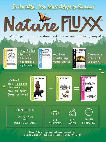 Looney Labs Math Fluxx Card Game - Mathematical Adventure for All Ages in Saudi Arabia