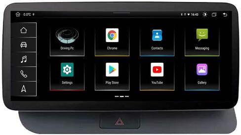 شاشة لمس Android 13 مقاس 10.25 بوصة لسيارة Audi Q5 Multimedia 2009-2016 Apple CarPlay Android Auto ترقية راديو السيارة Fatory يحتفظ بنظام الاستريو الأصلي in Kuwait