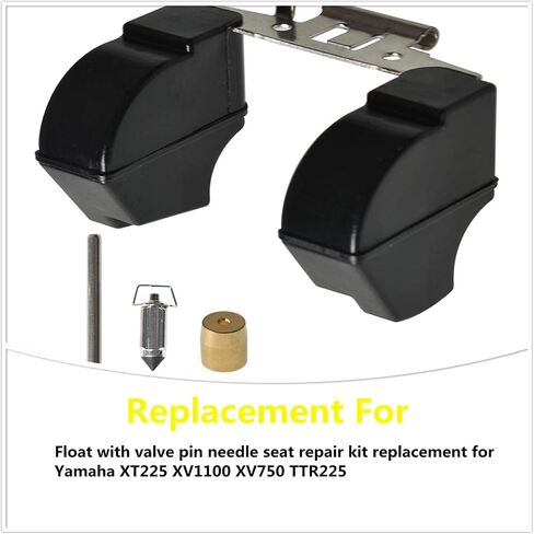 Carburetor Carb Float with Valve Pin Needle Seat Repair Kit Replacement for Yamaha XT225 XV1100 XV750 TTR225 in Saudi Arabia