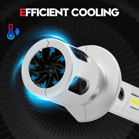 لمبات VEHICODE H1 LED 4 عبوات 6000K مجموعة كومبو بيضاء صغيرة رفيعة H1LL لاستبدال جهاز العرض ضوء الضباب DRL in Kuwait