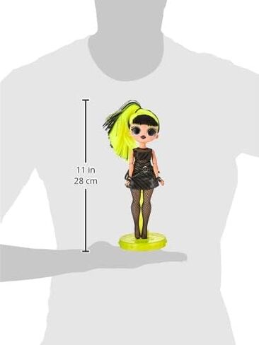 L.O.L. Surprise! OMG Remix Rock Bhad Gurl Fashion Doll with 15 Surprises Including Drums, Outfit, Shoes, Stand, Lyric Magazine, and Record Player Playset -Toys for Girls Boys Ages 4 5 6 7+,Multicolor in Saudi Arabia