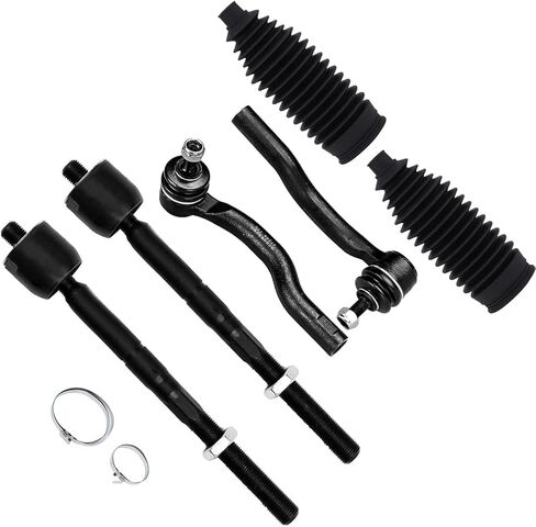 SCITOO 6-PC SET Front Suspension Control Arm Kit - Fit For Toyota For Sienna Front Inner Tie Rod End Front Outer Tie Rod End Steering Rack Boots in Saudi Arabia
