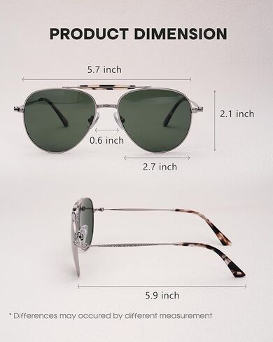 FURTALK Aviator Sunglasses Womens Stylish Trendy Polarized UV400 Protection Metal Sunnies FT9028 in Kuwait