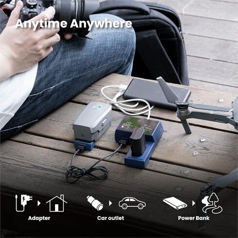 MULTI BRAND 2 Port Camera Battery Charger & NP-FZ100 Charging Kit 2 Pack Compatible with Sony Alpha A1 A6600 A7 III A7 IV A7C A7R III A7R IV A7S III A9 A9 II A9S A9R in Saudi Arabia