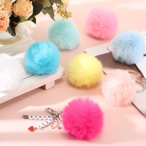 16 جهاز كمبيوتر شخصى هدايا ممرضة ممرضة التقدير هدية ممرضة المفاتيح التمريض الطلاب الهدايا مساعد طبي الهدايا ممرضة المجوهرات الملونة رقيق الكرة فو الفراء كيرينغ مع المعلقات حبة in Kuwait