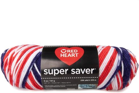 Craft County Size 4 (Medium) 100% Acrylic Fiber Yarn – Variety of Color and Pattern Options – for Crochet, Knitting, and Weaving (Soft White) in Saudi Arabia