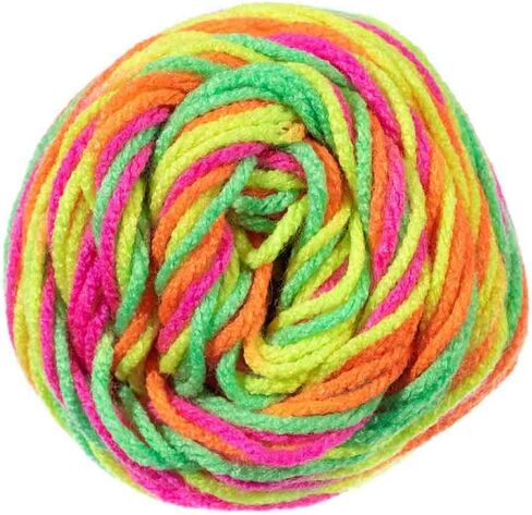 Craft County Size 4 (Medium) 100% Acrylic Fiber Yarn – Variety of Color and Pattern Options – for Crochet, Knitting, and Weaving (Soft White) in Saudi Arabia