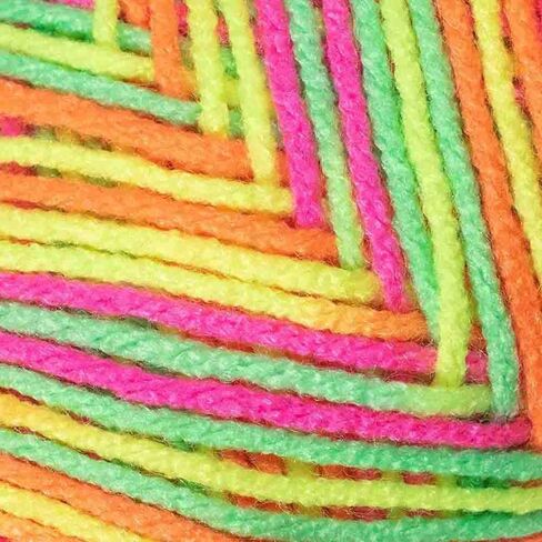 Craft County Size 4 (Medium) 100% Acrylic Fiber Yarn – Variety of Color and Pattern Options – for Crochet, Knitting, and Weaving (Soft White) in Saudi Arabia