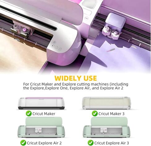 30 قطعة من الشفرات ذات النقاط الدقيقة الممتازة المتوافقة مع Cricut Maker 3/Maker/Explore 3/Explore Air 2/Air/One/Venture، شفرة بديلة لقطع الفينيل اللامع، والبطاقات، والرقائق المعدنية اللاصقة، والرق وما إلى ذلك in Kuwait