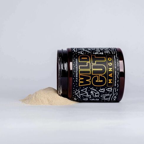 Wild Gut Daily Electrolyte Drink Powder for Digestive Support: Psyllium Husk, Magnesium, Probiotics, Digestive Enzymes, FOS, Licorice, Glutamine, Prebiotics - IBS, Bloating, Gas, Cramps 12.5oz in Saudi Arabia