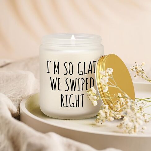 Gift for Women Men Valentines Day Gifts for Girlfriend Boyfriend Wife Husband Couples Funny Romantic Gift for Her Him Anniversary Birthday Christmas Love You Present for Friend Unique Lavender Candle in Saudi Arabia