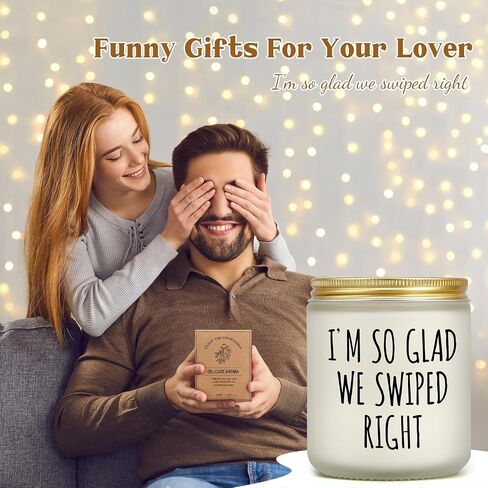 Gift for Women Men Valentines Day Gifts for Girlfriend Boyfriend Wife Husband Couples Funny Romantic Gift for Her Him Anniversary Birthday Christmas Love You Present for Friend Unique Lavender Candle in Saudi Arabia