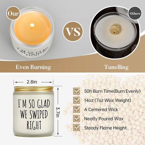 Gift for Women Men Valentines Day Gifts for Girlfriend Boyfriend Wife Husband Couples Funny Romantic Gift for Her Him Anniversary Birthday Christmas Love You Present for Friend Unique Lavender Candle in Saudi Arabia
