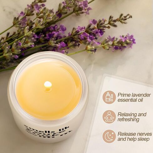 Gift for Women Men Valentines Day Gifts for Girlfriend Boyfriend Wife Husband Couples Funny Romantic Gift for Her Him Anniversary Birthday Christmas Love You Present for Friend Unique Lavender Candle in Saudi Arabia