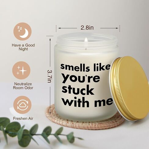 Gift for Women Men Valentines Day Gifts for Girlfriend Boyfriend Wife Husband Couples Funny Romantic Gift for Her Him Anniversary Birthday Christmas Love You Present for Friend Unique Lavender Candle in Saudi Arabia