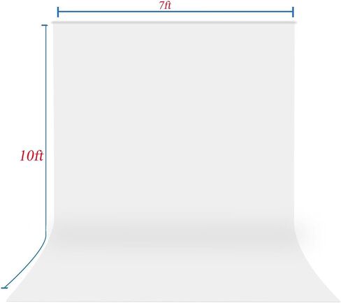7x10ft/2x3m Black Screen Backdrop, Chromakey Black Encryption Thickened Seamless Polyester Fabric Pure Background for Zoom Meeting, Photography, Video Studio, Portrait, YouTube (Black, 7x10ft) in Saudi Arabia