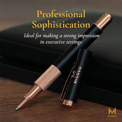 Luxury Rollerball Pen | Nice Gift for Men Women Stunning Womenwith, Ink Refill, Professional, Executive Office, Pens -Elegant Pen,Best Present,Smooth Writing Fine Point Gel Ink,Fancy,Premium,Business. in Saudi Arabia