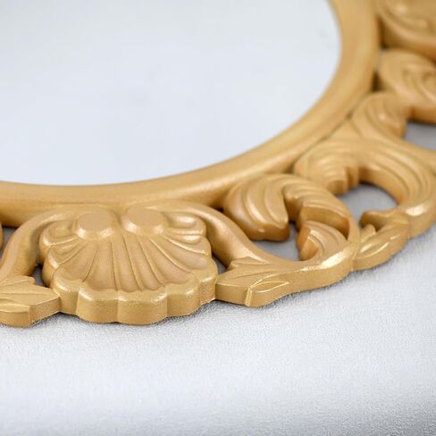 مرآة حائط دائرية بمرآة حائط كلاسيكية مقاس 18.8 بوصة باللون الأبيض in Kuwait