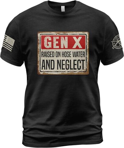 قميص Gen X Raised On Hose Water and Neglect، قميص Gen X للنساء، قمصان Gen X للرجال، قميص الجيل X 8 in Saudi Arabia