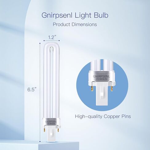 EL22 CFL CFS 9W BL350 Replacement Light Bulbs Compatible with FlyWeb EL-22, 4 Pack in Saudi Arabia