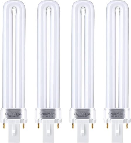 مصابيح كهربائية بديلة EL22 CFL CFS 9W BL350 متوافقة مع FlyWeb EL-22، 4 عبوات in Saudi Arabia