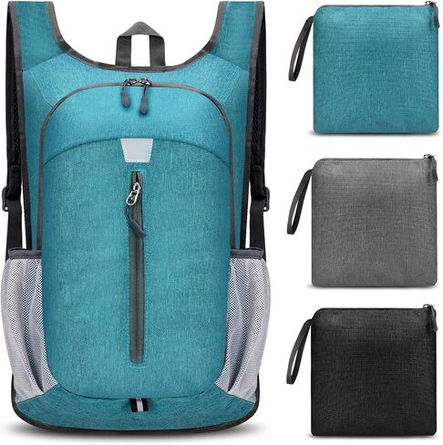 Lightweight Packable Hiking Backpack for Men and Women - Ideal Foldable Outdoor Travel Bag (Light green) in Saudi Arabia